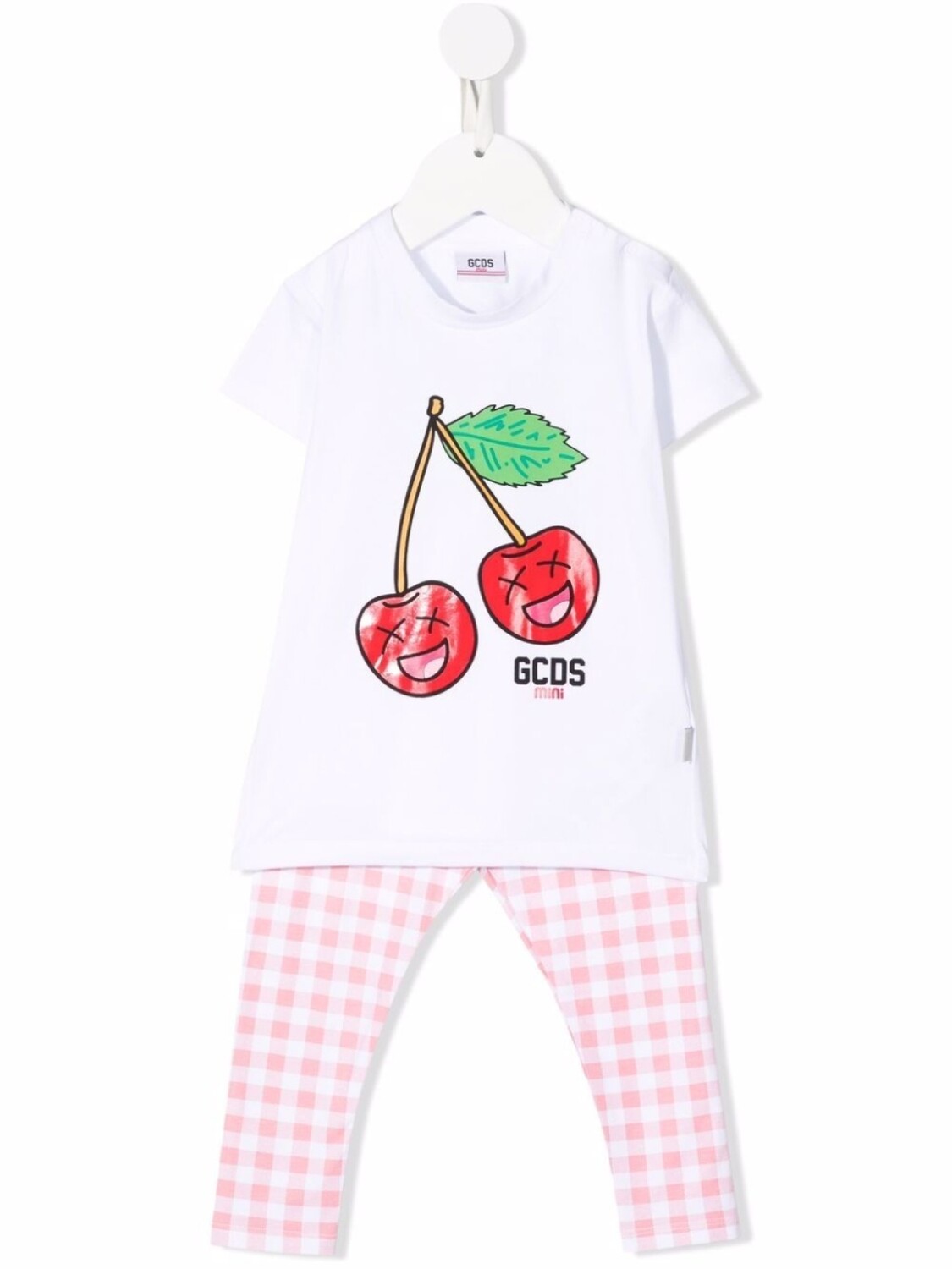 

Gcds Kids спортивный костюм с логотипом, белый