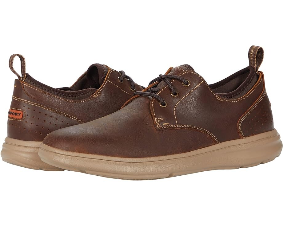 

Кроссовки Rockport Zaden Plain Toe Oxford, цвет Sudan Brown, Коричневый, Кроссовки Rockport Zaden Plain Toe Oxford, цвет Sudan Brown