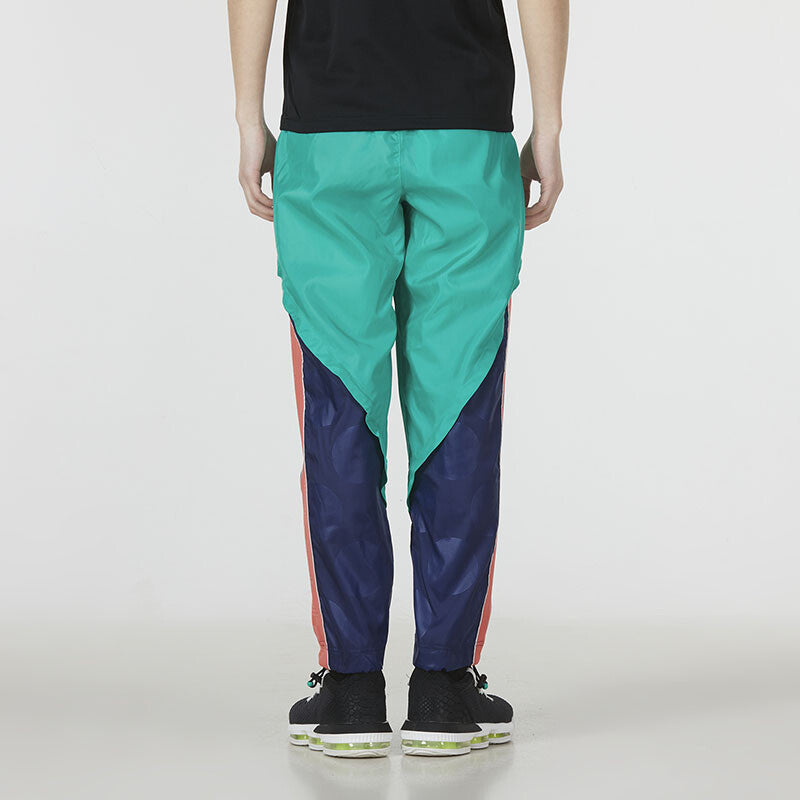 Спортивные брюки Men's Nike Logo Splicing Contrasting Colors Training Sports Pants/Trousers/Joggers Green DA5679-372 — фото 4