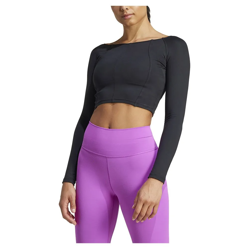 

Футболка adidas Yoga long sleeve, черный