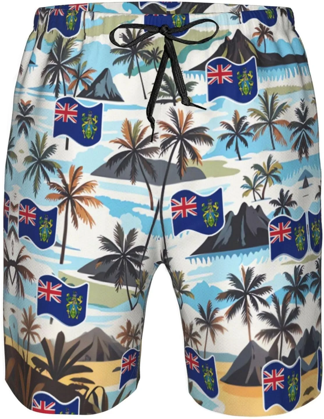 Generic Мужские плавки-шорты Pitcairn Islands Board Shorts Swim Trunks — фото 4