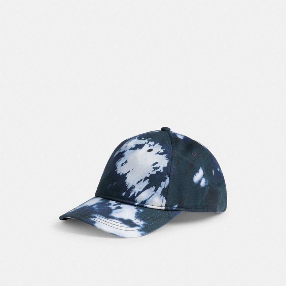 

Бейсболка Coach Tie Dye Print Baseball Hat, синий