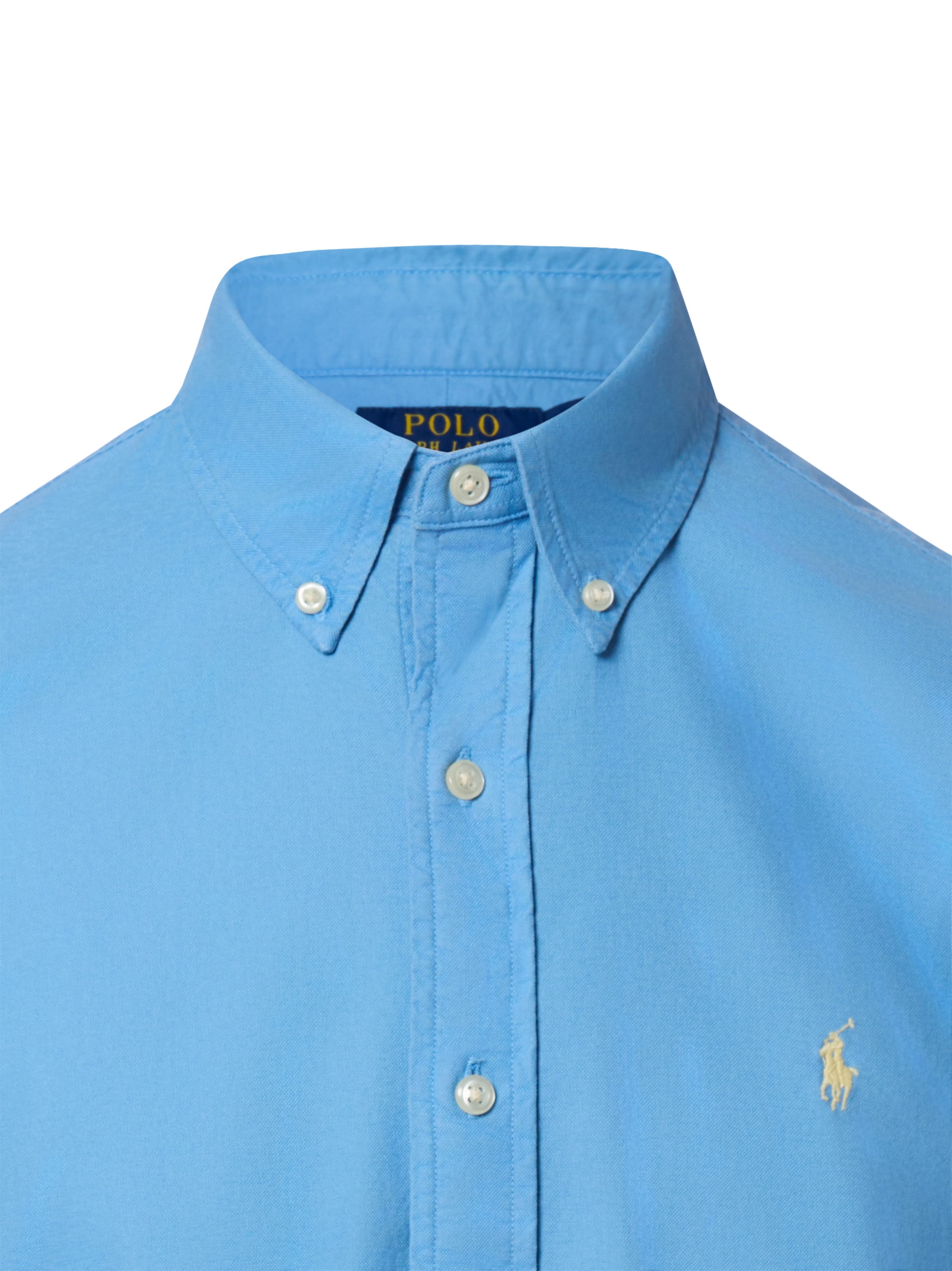 Polo Ralph Lauren Рубашка на пуговицах Regular fit в цвете Sky Blue — фото 3
