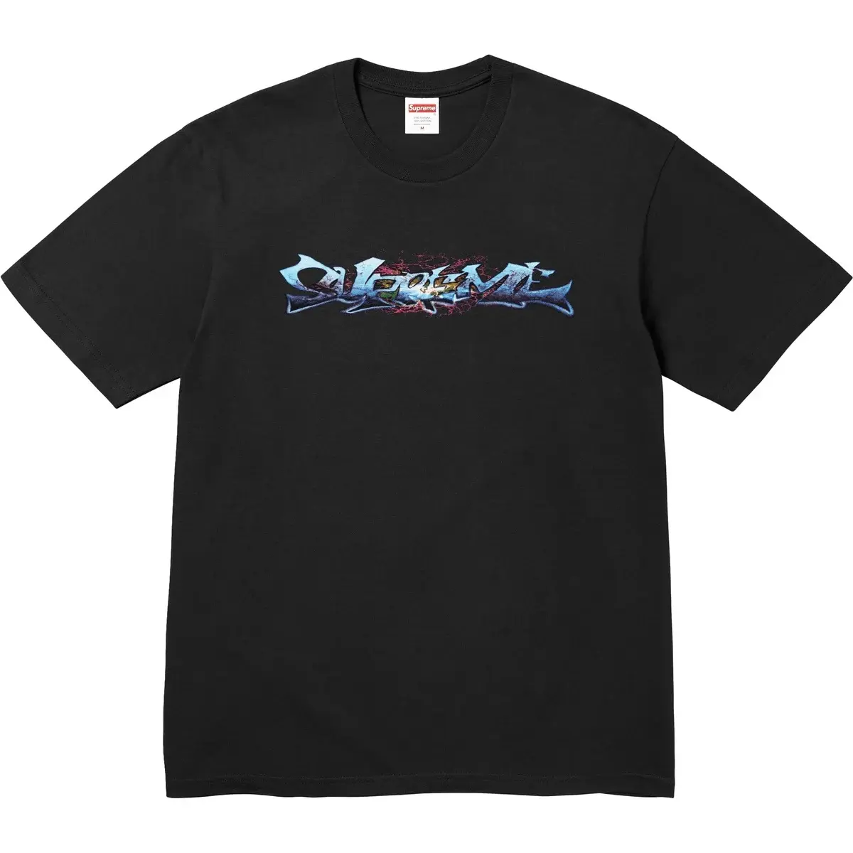 Футболки Unisex с круглым вырезом, умеренно прямого кроя Supreme, фиолетовый — фото 3
