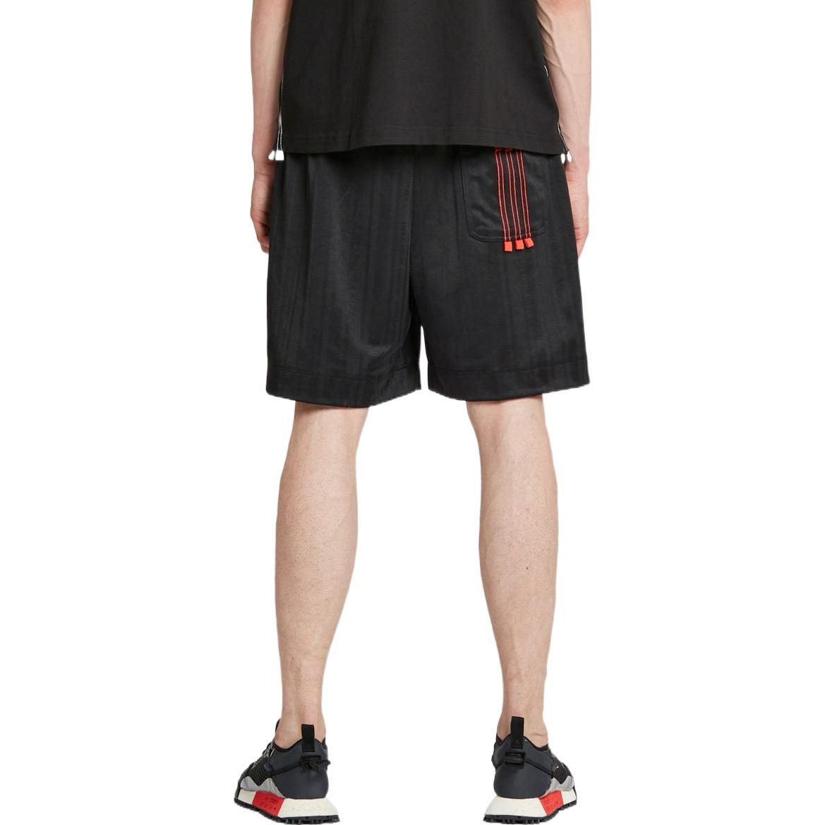 Шорты Men's adidas originals x Alexander Wang Crossover Solid Color Lacing Athleisure Casual Sports Shorts Black DM9683 — фото 3