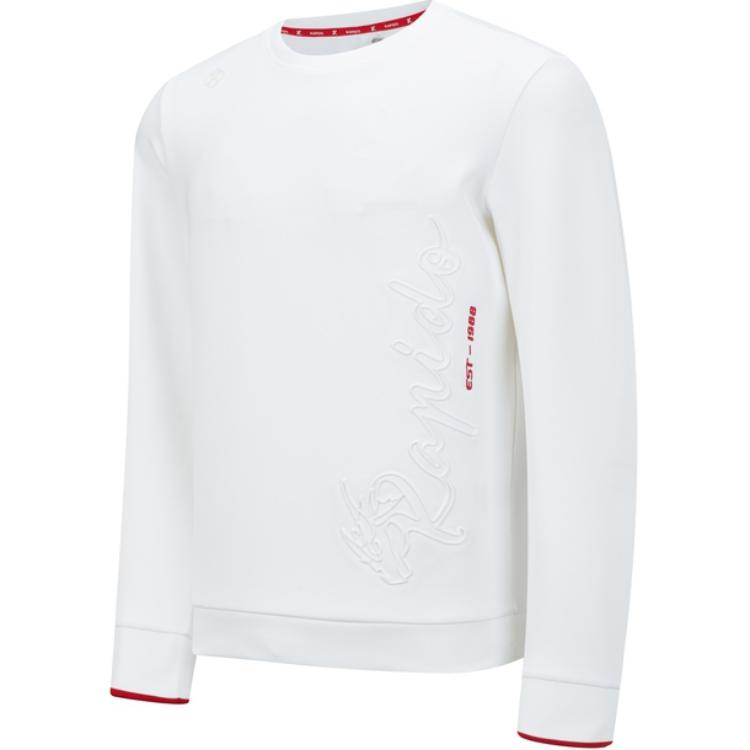 

Мужские футболки с круглым вырезом, умеренно прямой крой Rapido, белый