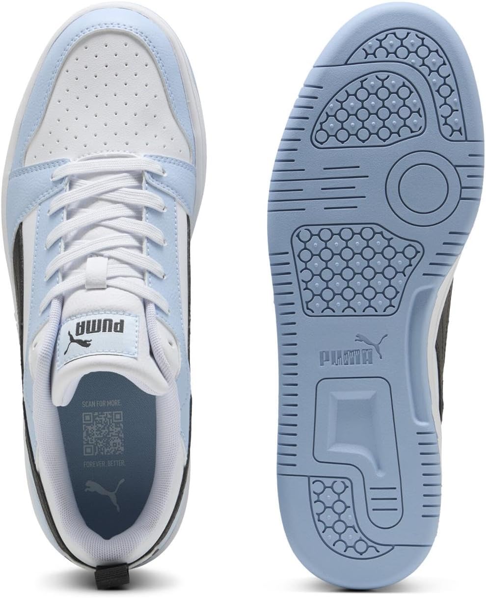 Мужские низкие кроссовки PUMA, белый/черный — фото 3