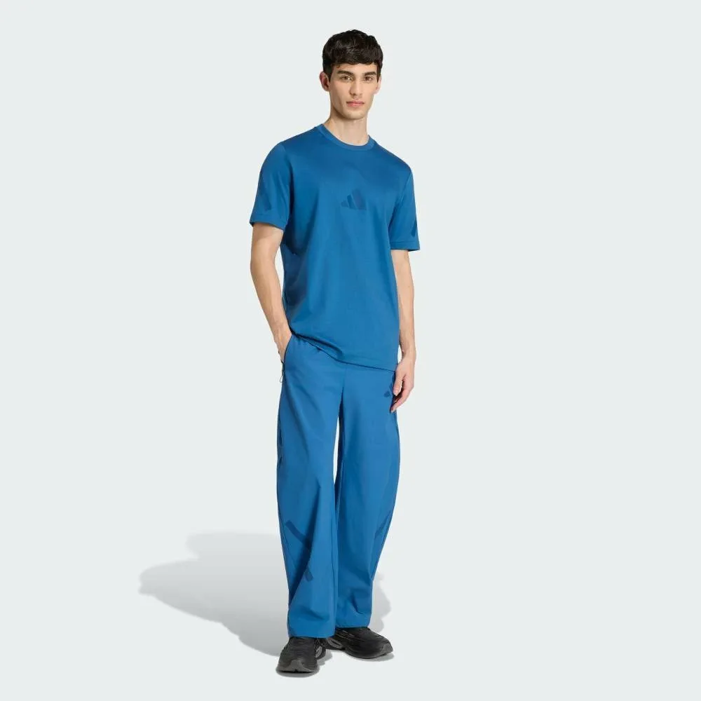 Тканые брюки ZNE Adidas, blue — фото 3