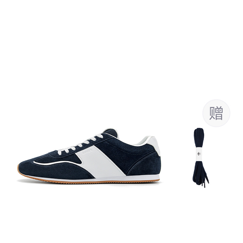 

PEDRO Мужские низкие кеды повседневные темно-синие со шнурками, цвет Dark Blue (Comes with Shoelace)