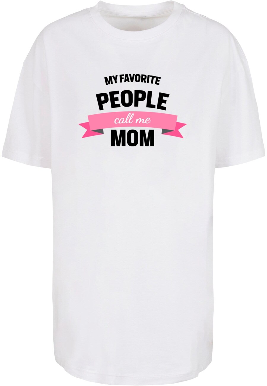 

Топ оверсайз Merchcode Oversized Shirt Mothers Day - My Favorite People Call Me Mom, белый