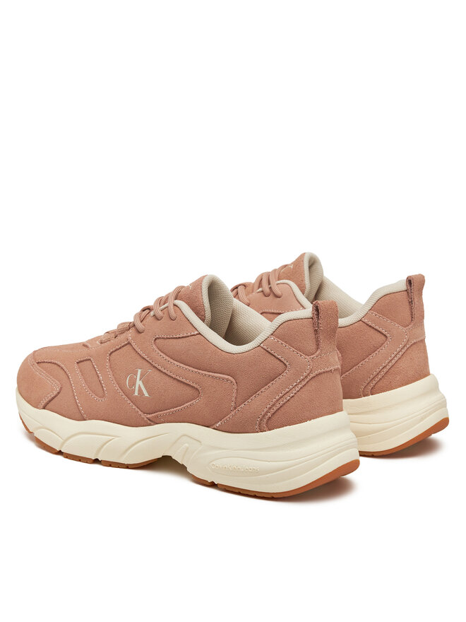 Кроссовки Retro Tennis Low Mg Mix Media Wn YW0YW01639 Calvin Klein Jeans, розовый — фото 3
