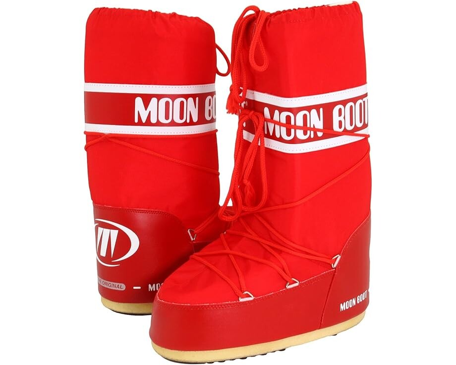 

Ботинки MOON BOOT Moon Nylon, красный