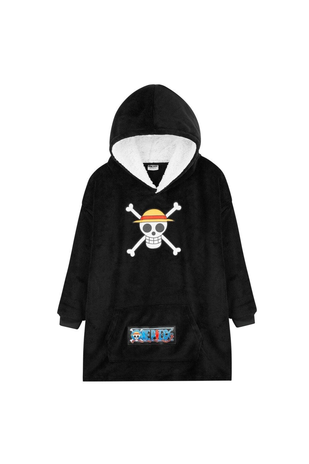 

Толстовка с флисовым одеялом One Piece, черный