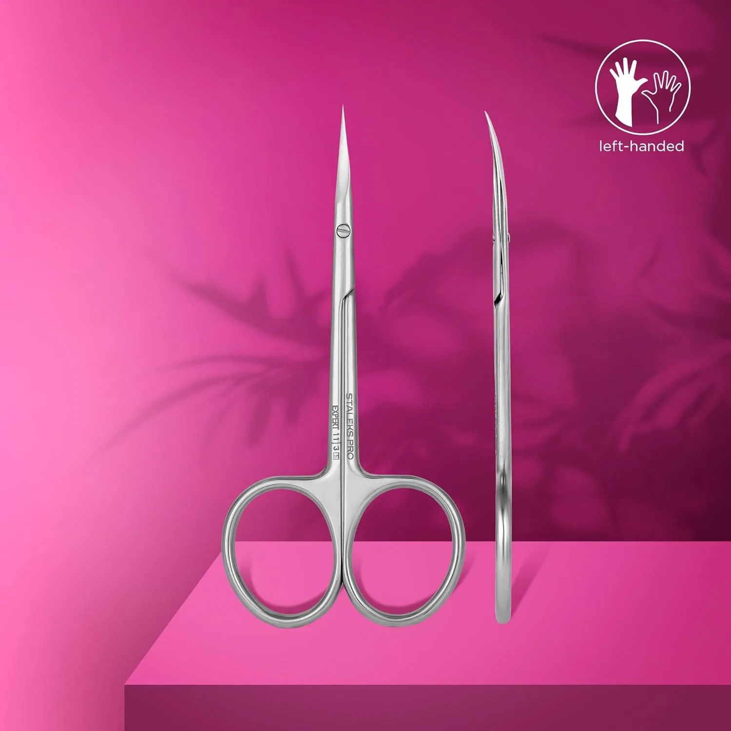 Профессиональные ножницы для кутикулы «Expert SE 11/3» для левшей от STALEKS PRO Natury Nails — фото 2