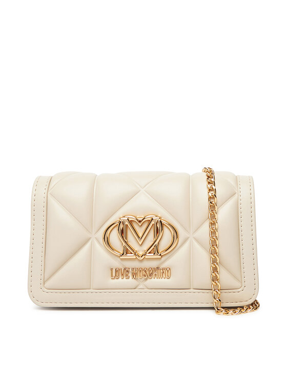 

Большой женский кошелек JC5640PP1NLC0110 Love Moschino, бежевый
