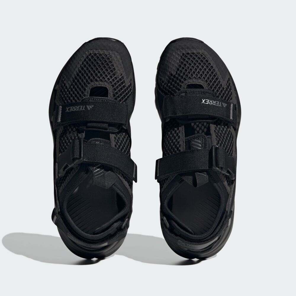 Сандалии Adidas TERREX HYDROTERRA AT SANDALS, цвет Black/Grey Four — фото 3