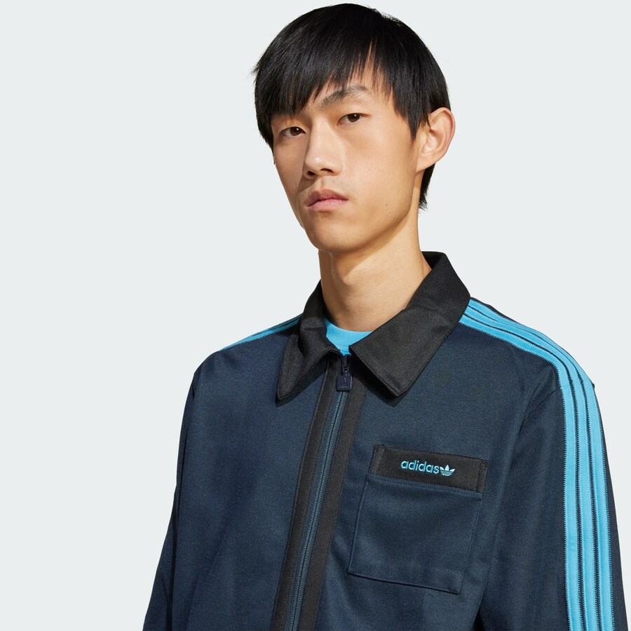 Всесезонная куртка ADIDAS ORIGINALS Between-Season Jacket, цвет light blue/dark blue — фото 3