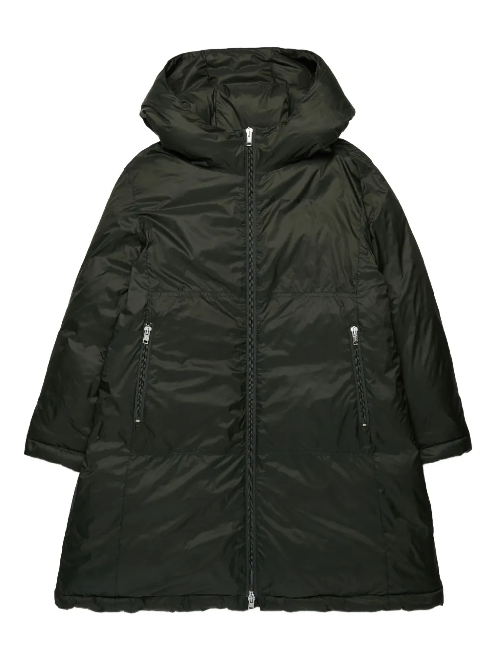 

Пуховик с капюшоном Marni Kids, зеленый