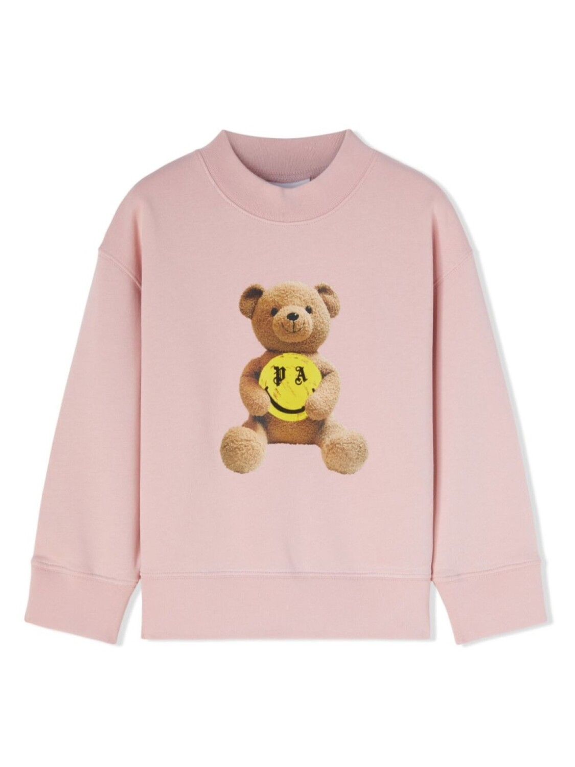 

Palm Angels Kids толстовка с принтом, розовый