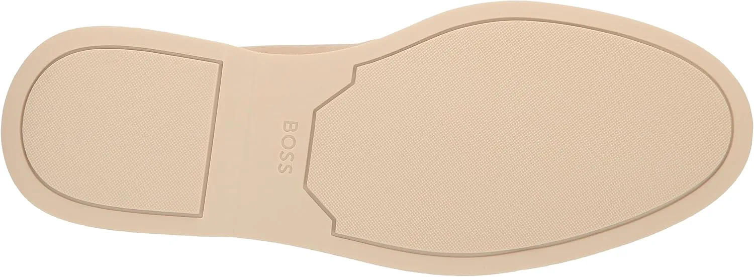 

Мужские мокасины BOSS из нубука для вождения, от белого