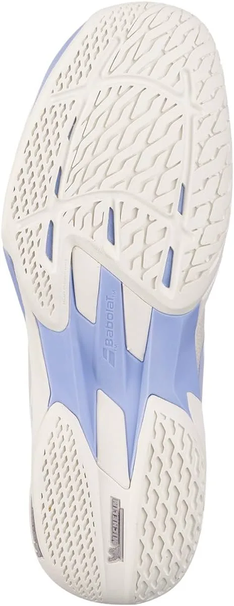 Мужские теннисные кроссовки Babolat Propulse Fury для всех покрытий, кремовый/лавандовый — фото 2
