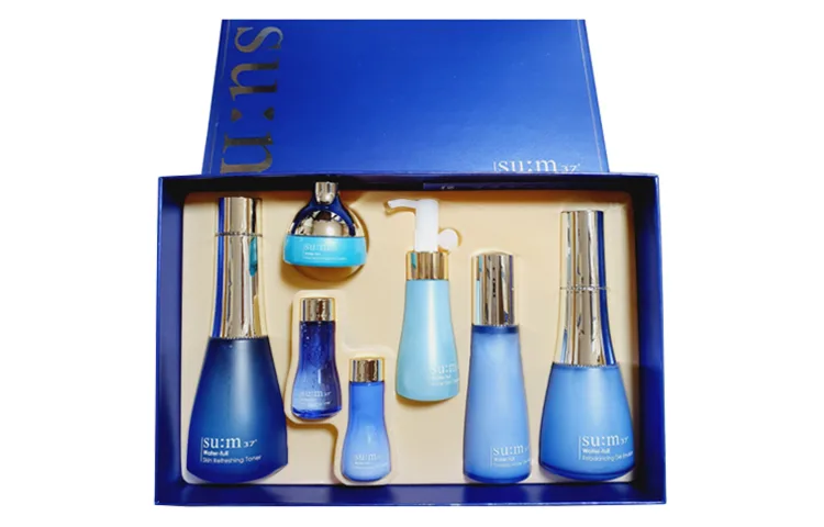 SU M37° Breathe Surprise Water Bottle Skincare Sets Hydrating Moisturizing Repairing Hydrating 6 Piece Set SU:M37°, new version of breathable hydrating face mask set — фото 4