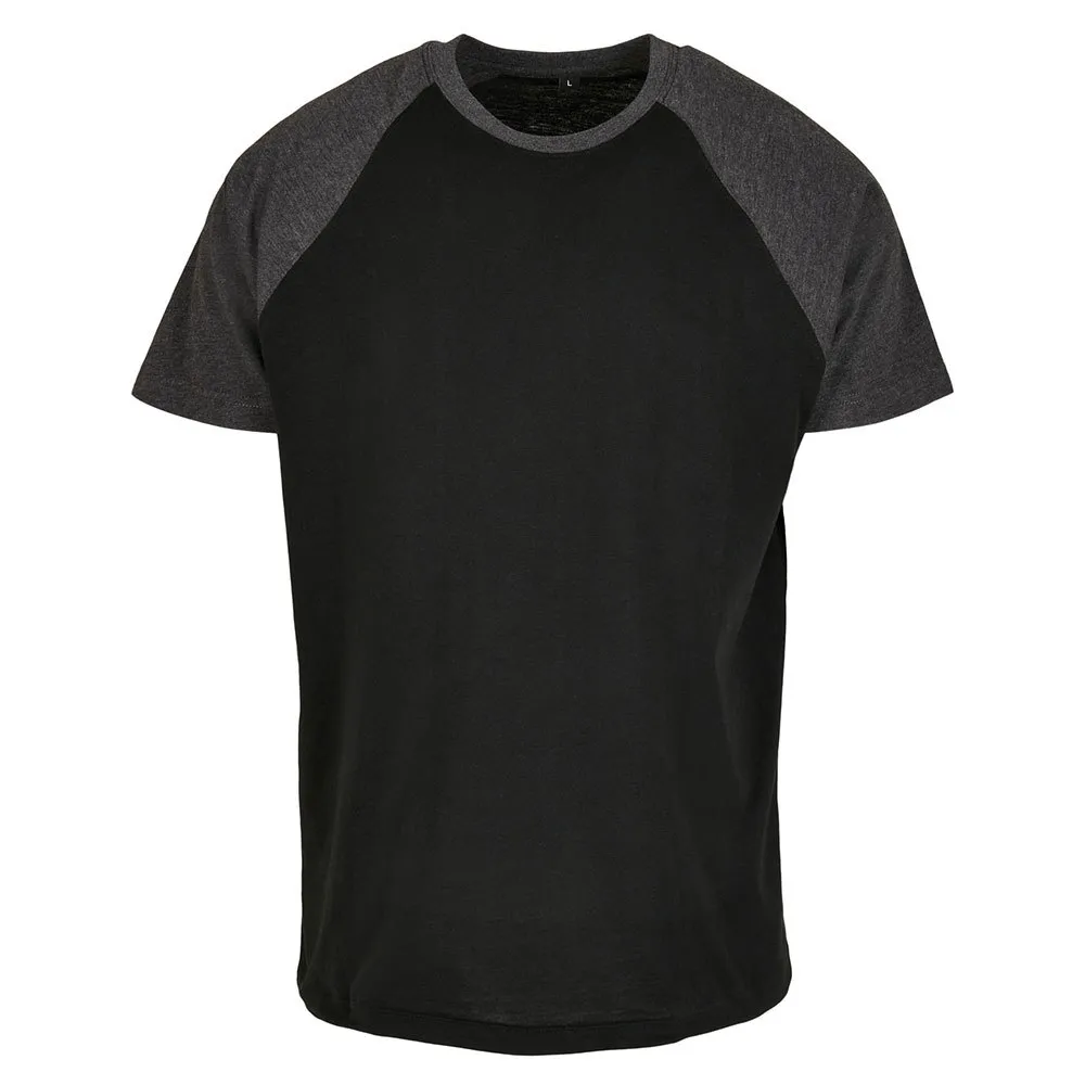 

Футболка с коротким рукавом Build Your Brand Raglan Contrast, черный