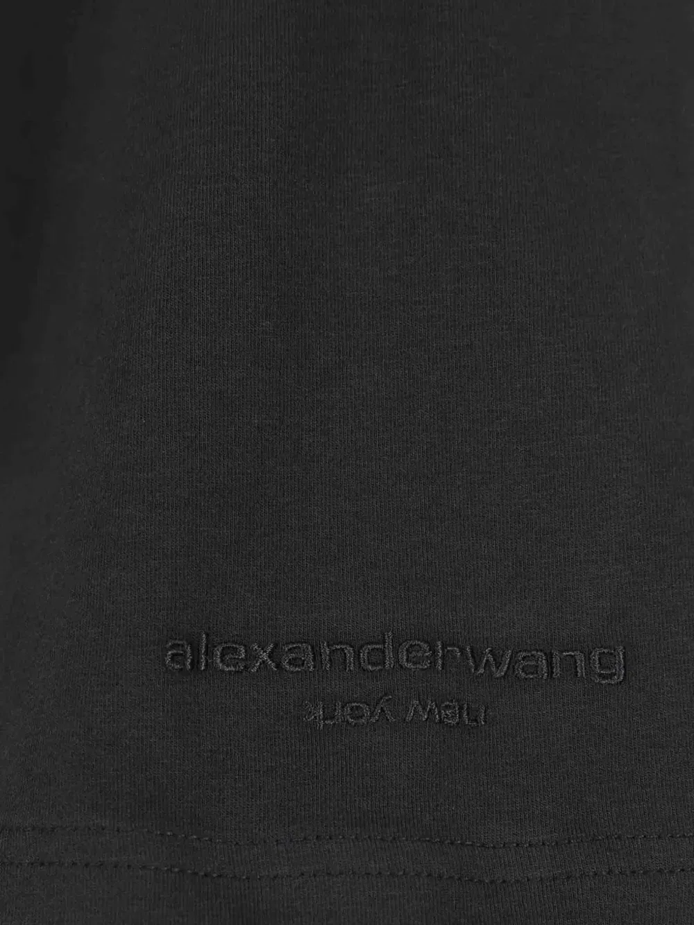 Платье на молнии со сборками Alexander Wang, черный — фото 4