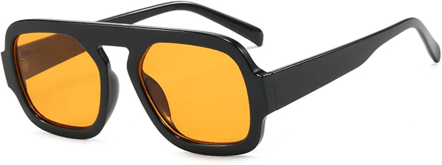 

Модные квадратные винтажные ретро-солнцезащитные очки для женщин с линзами Ocean Lens UV400 и большой оправой, солнцезащитные очки для активного отдыха и повседневной носки WNCKSQ, C8