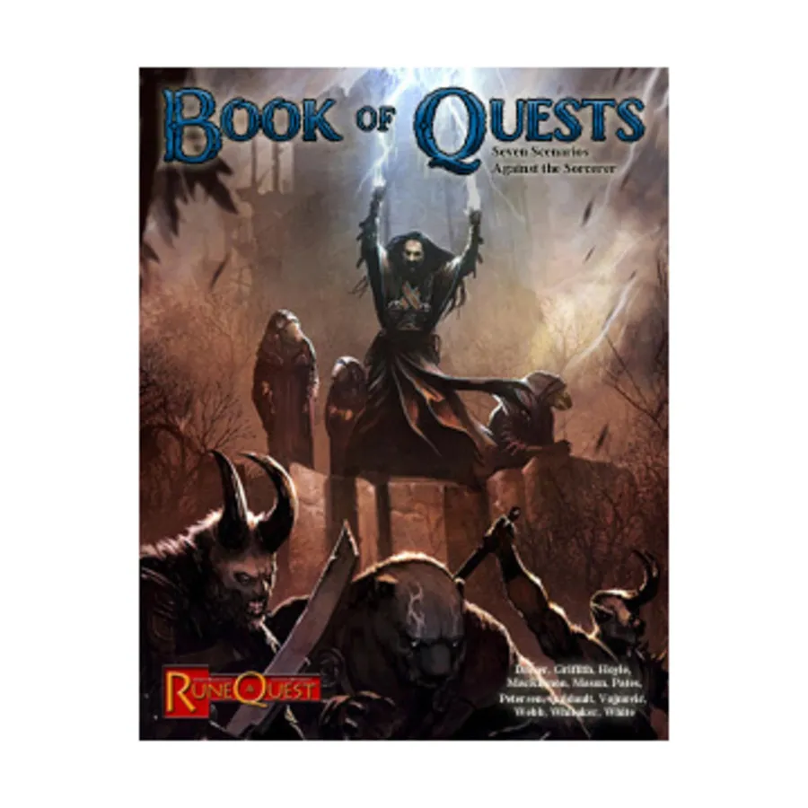 

Book of Quests, RuneQuest (6th Edition), мягкая обложка