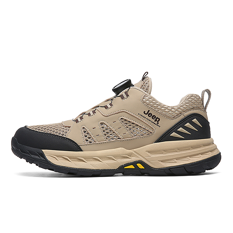 

Jeep Горные и походные туфли мужские низкие черные хаки, цвет Khaki