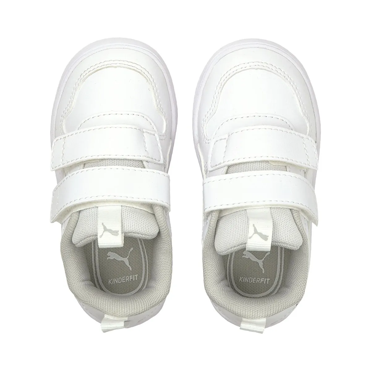 Повседневные детские кеды Multiflex SL V Puma, белый — фото 3