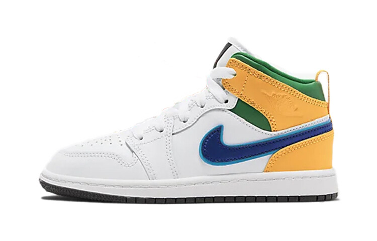 

Кроссовки Jordan 1 Mid PS White Court Purple Teal