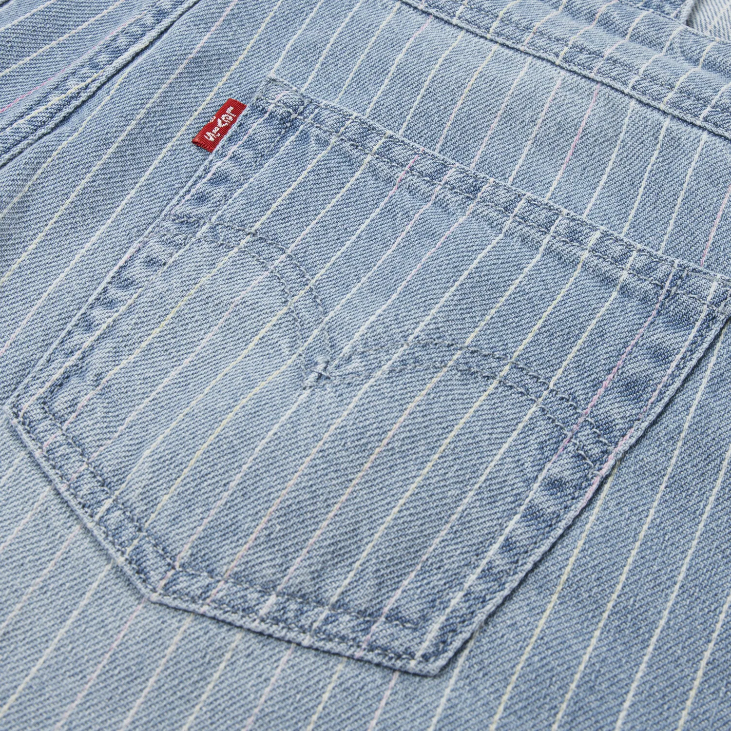 Комбинезон с узлом на бретелях для девочек 7-16 лет Levi's, Light Wash — фото 4