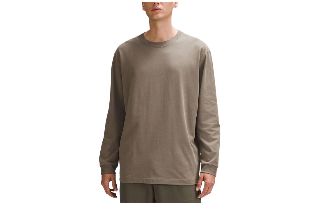 

Тяжелая футболка для мужчин Lululemon, хаки