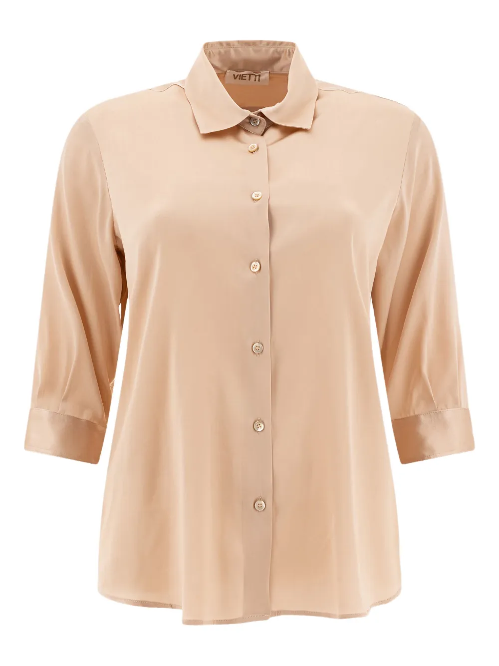 

Шелковая рубашка с пуговицами спереди F.It, нейтральный