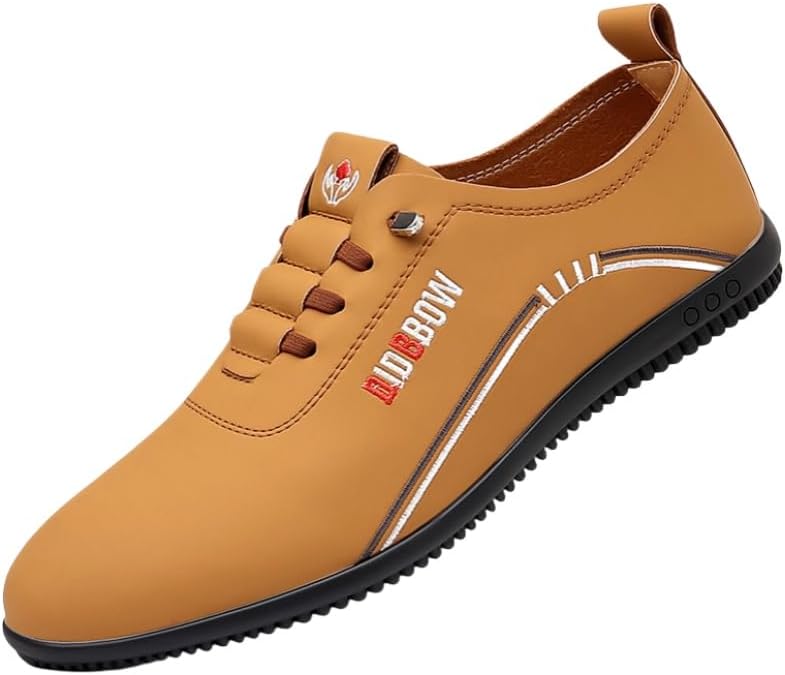 

Мужские повседневные кроссовки с мягкой подошвой и дышащим материалом - модные и универсальные, легкие и удобные, противоскользящие и прочные, подходят для прогулок на улице, повседневного ношения и поездок на работу Fmshi, желтый