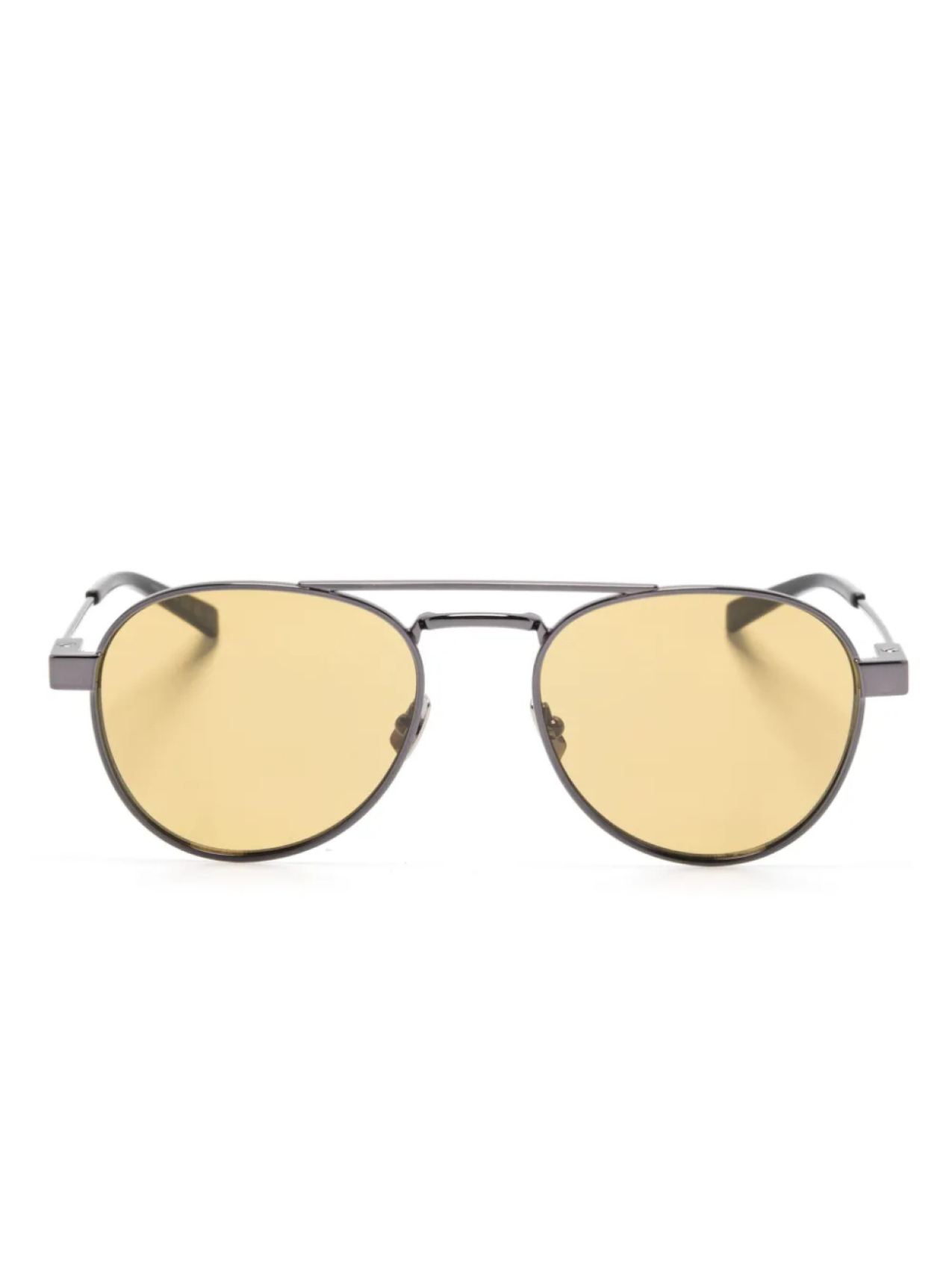 

Солнцезащитные очки в оправе «пилот» Saint Laurent Eyewear, черный