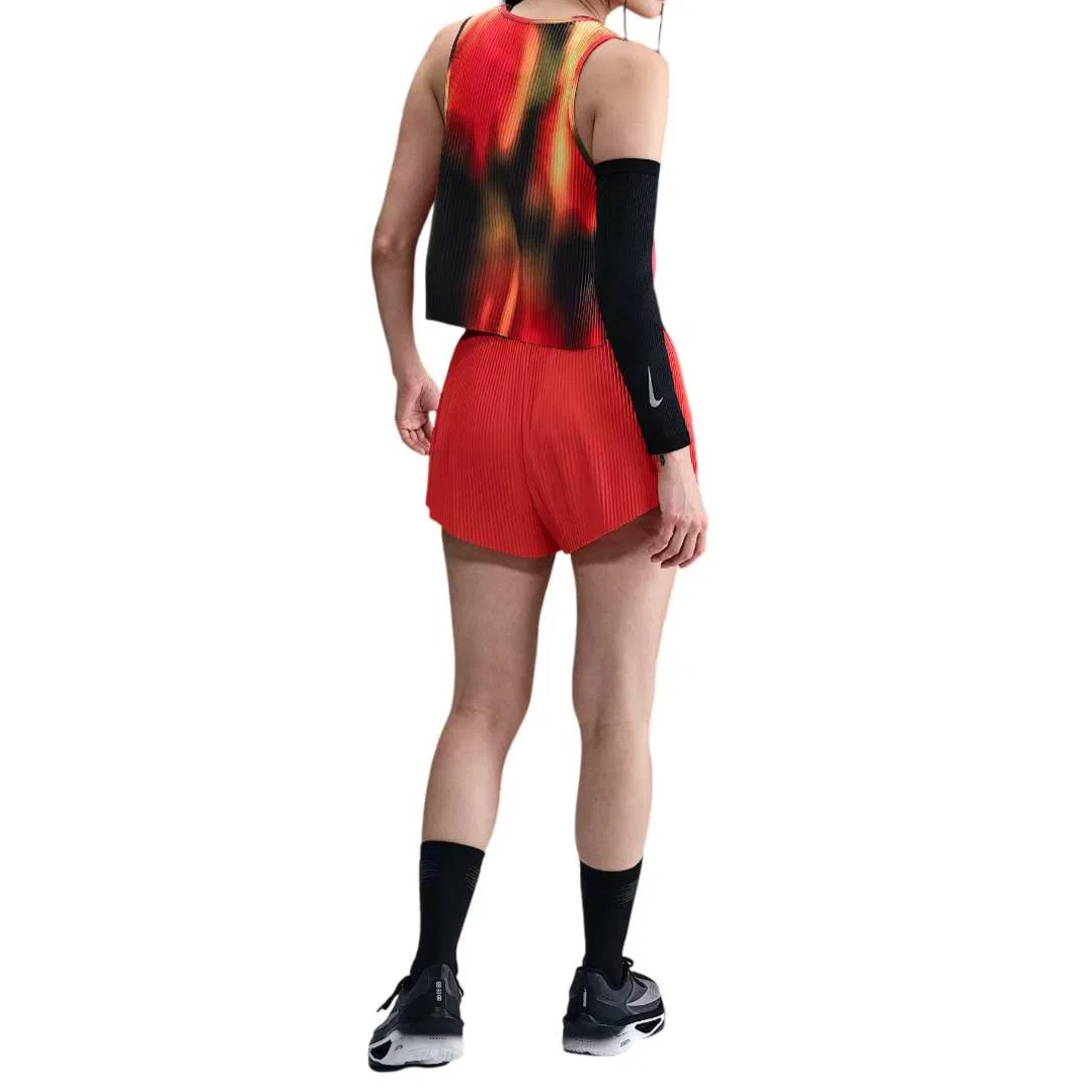 Беговая майка Nike Dri-FIT ADV Aeroswift Red/Black — фото 2