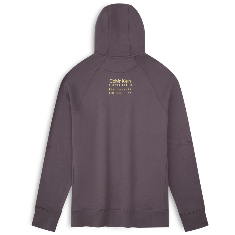 CALVIN KLEIN Свитер унисекс титановый серо-фиолетовый, FDY-Titanium Purple Gray — фото 3