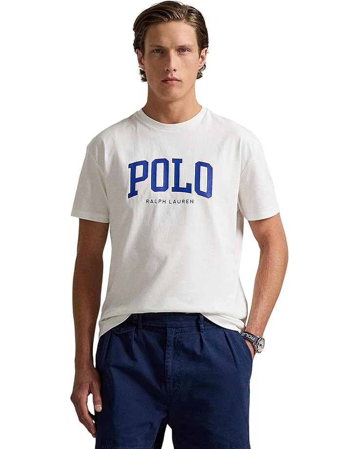 

Футболка Polo Ralph Lauren Short Sleeve Graphic Tees, цвет White 1