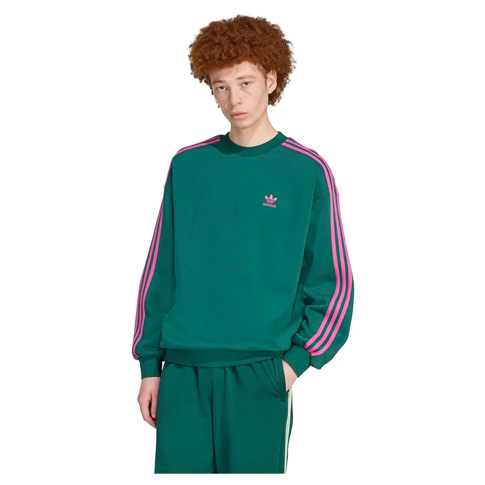 

Толстовка adidas Originals Adicolor Oversized Crew, зеленый