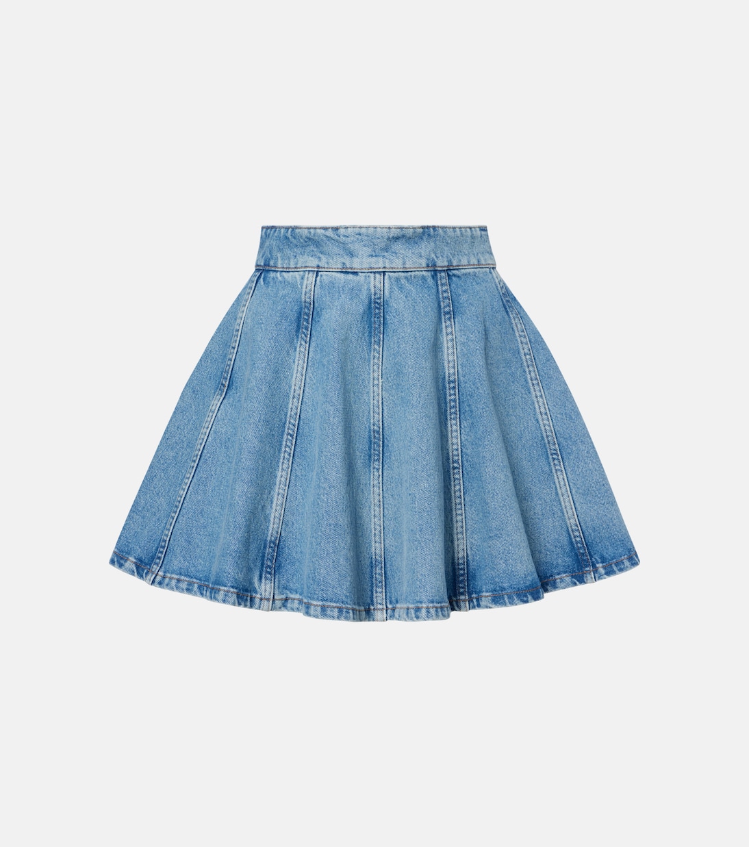 

Складная джинсовая мини-юбка Rotate, Vintage Blue Denim