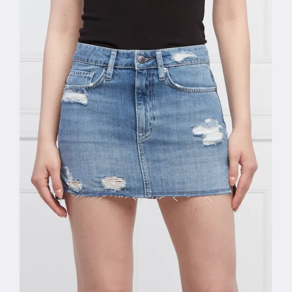 

Винтажная джинсовая юбка Superdry, синий