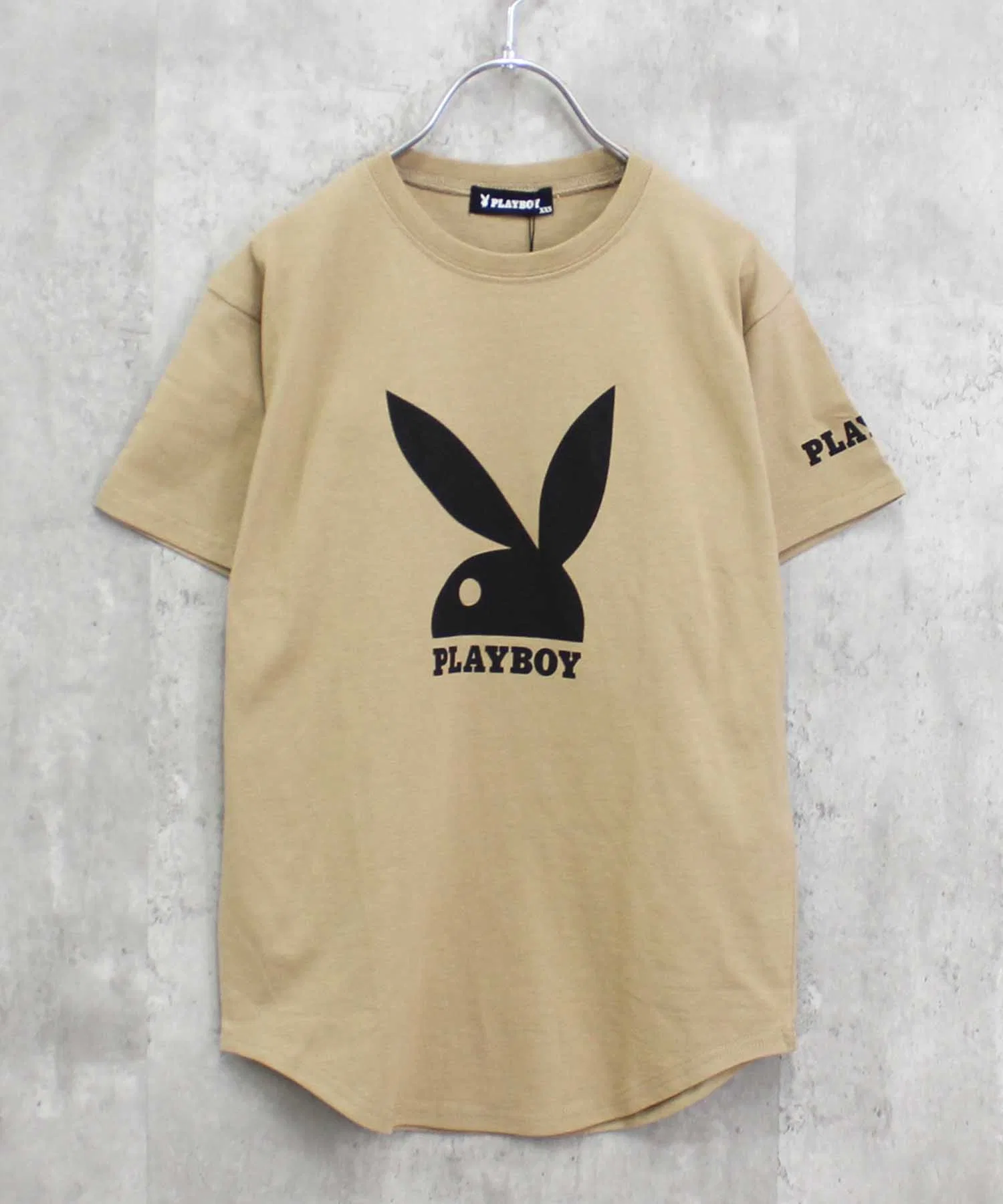 Детская футболка с логотипом PLAYBOY THE CASUAL бежевая