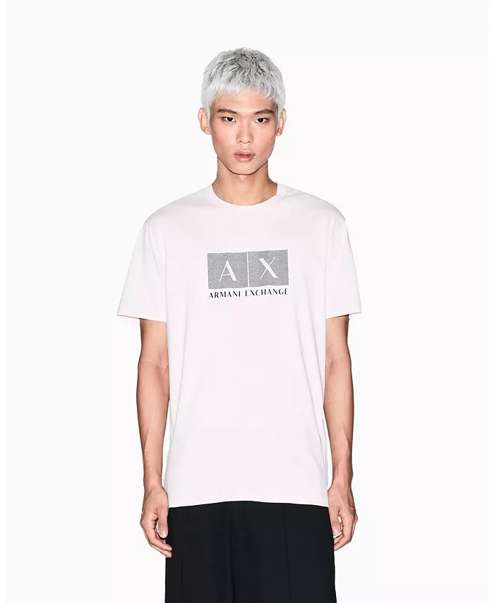 

Мужская футболка с фактурной сеткой A|X Armani Exchange, белый