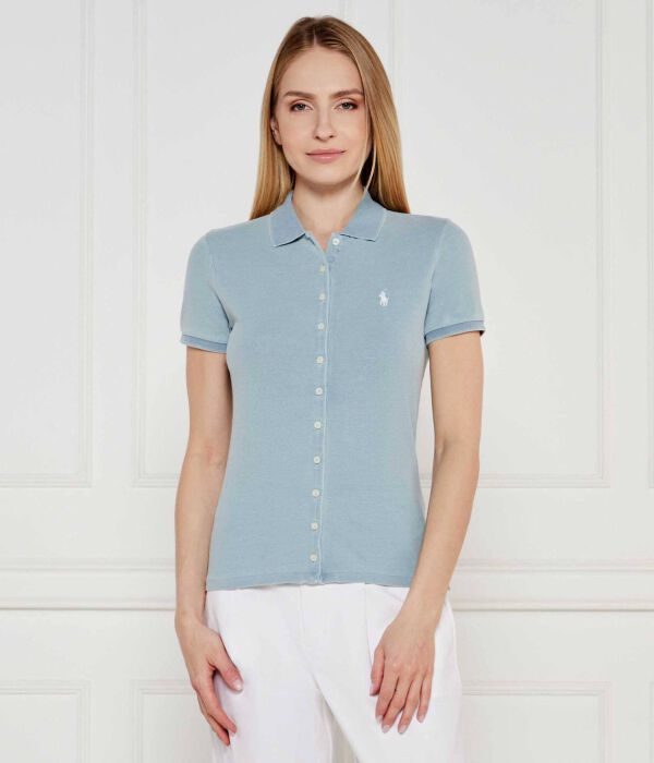 

Рубашка поло Slim fit Polo Ralph Lauren, синий