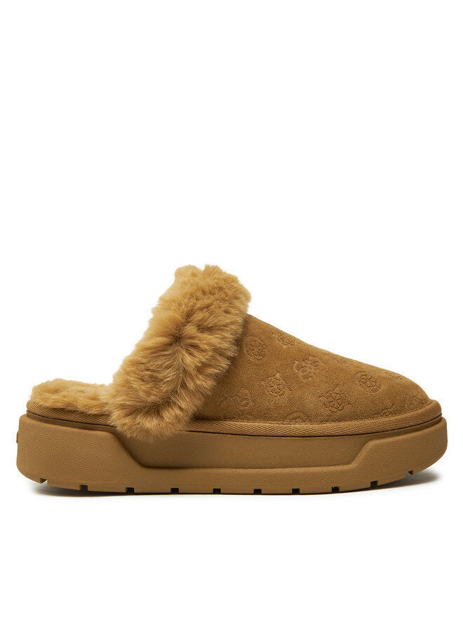 Тапочки Guess Unika3 FLFUK3 FAL06, коричневый