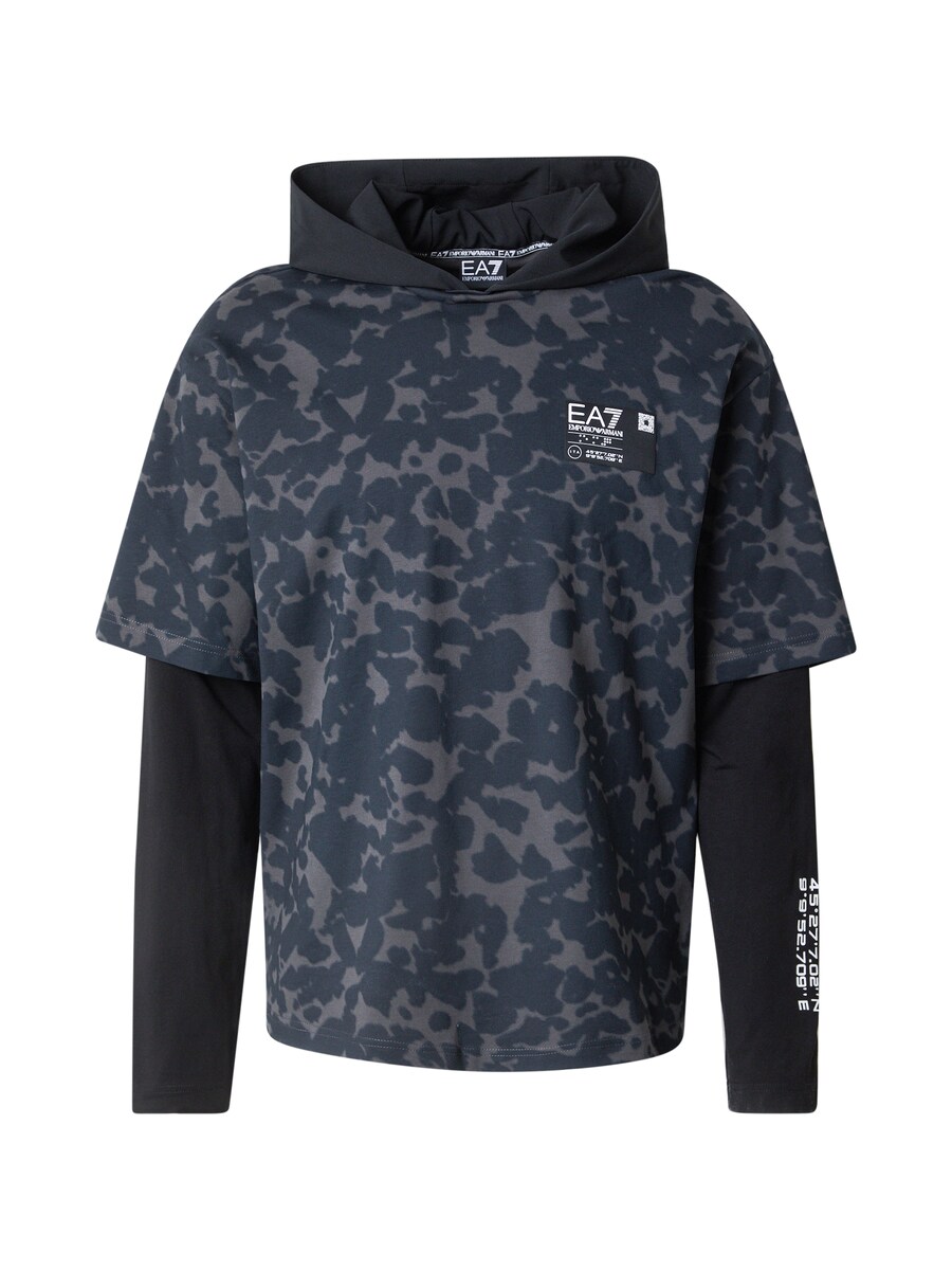

Рубашка EA7 Emporio Armani, цвет Muddy colored/Dark grey