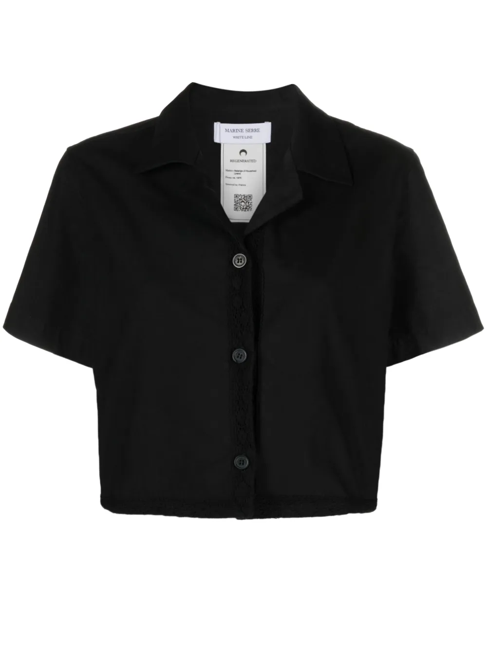 

Рубашка Regenerated Household Linen Marine Serre, черный